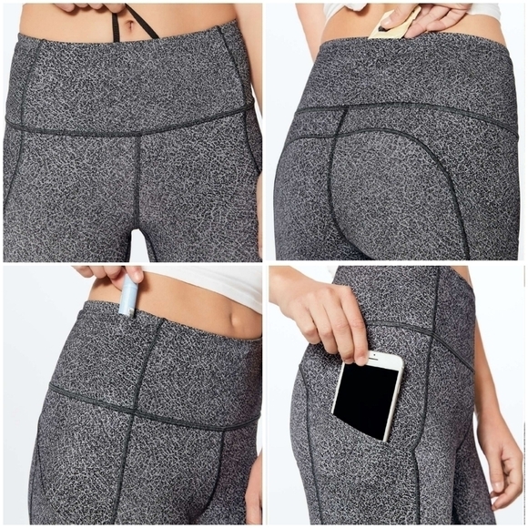 Lululemon Fast & Free Crop II Nulux Leggings 19" Inseam Starlight Black - Picture 2 of 9